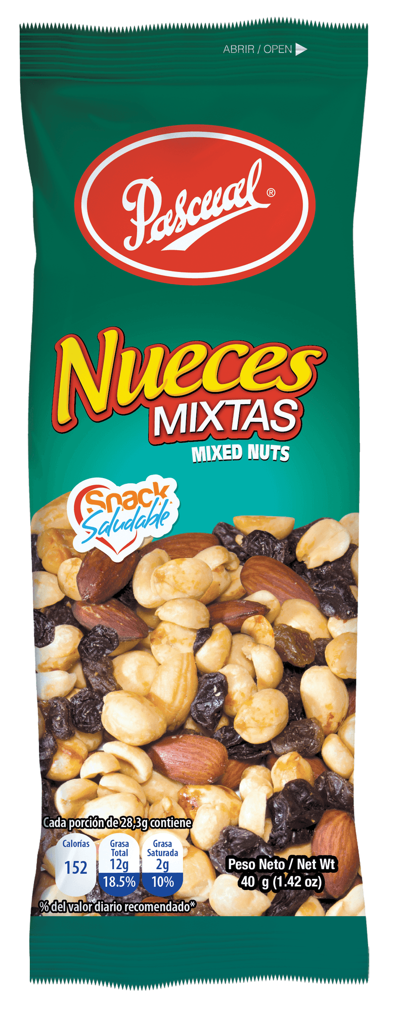 NUECES MIXTAS 40G