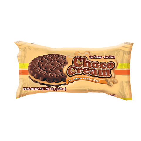 GALLETA CHOCO CREAM MANI 62G